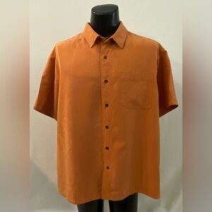 Royal Robbins Shirt Men’s XXL Relaxed Fit Short Sleeve Button Up Modal/Polyester